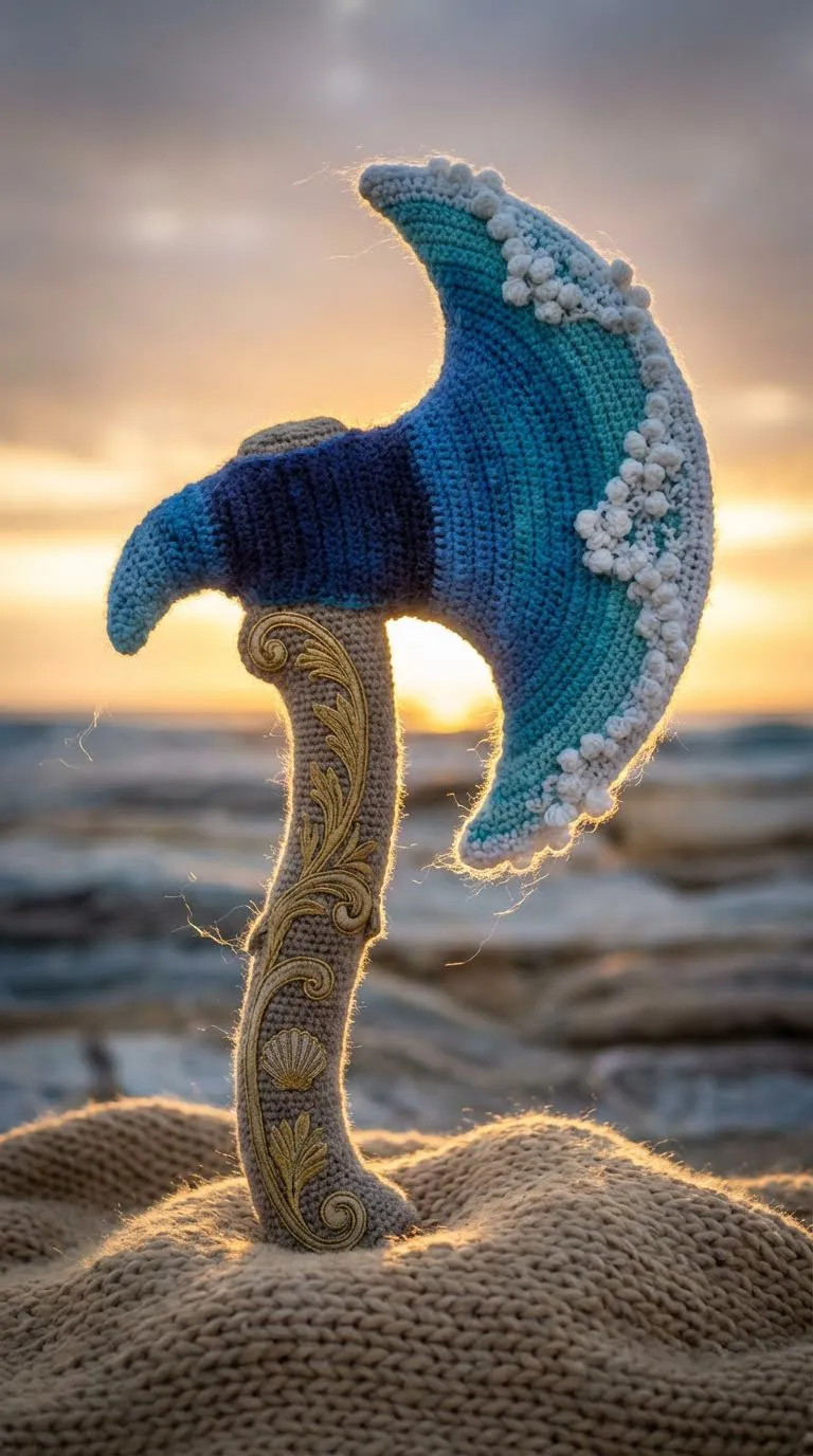 Rococo Tides: The Woven Axe Silhouette
