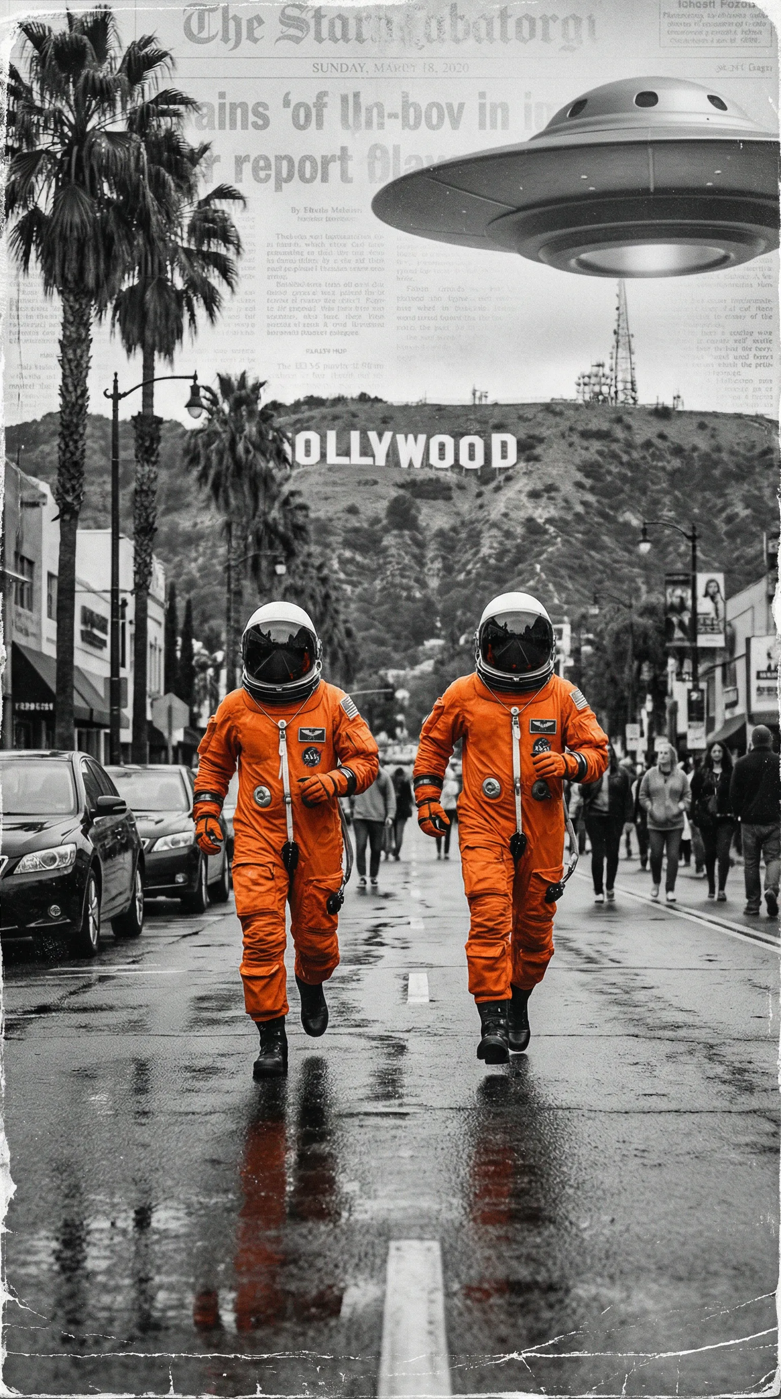 Hollywood Invasion Collage