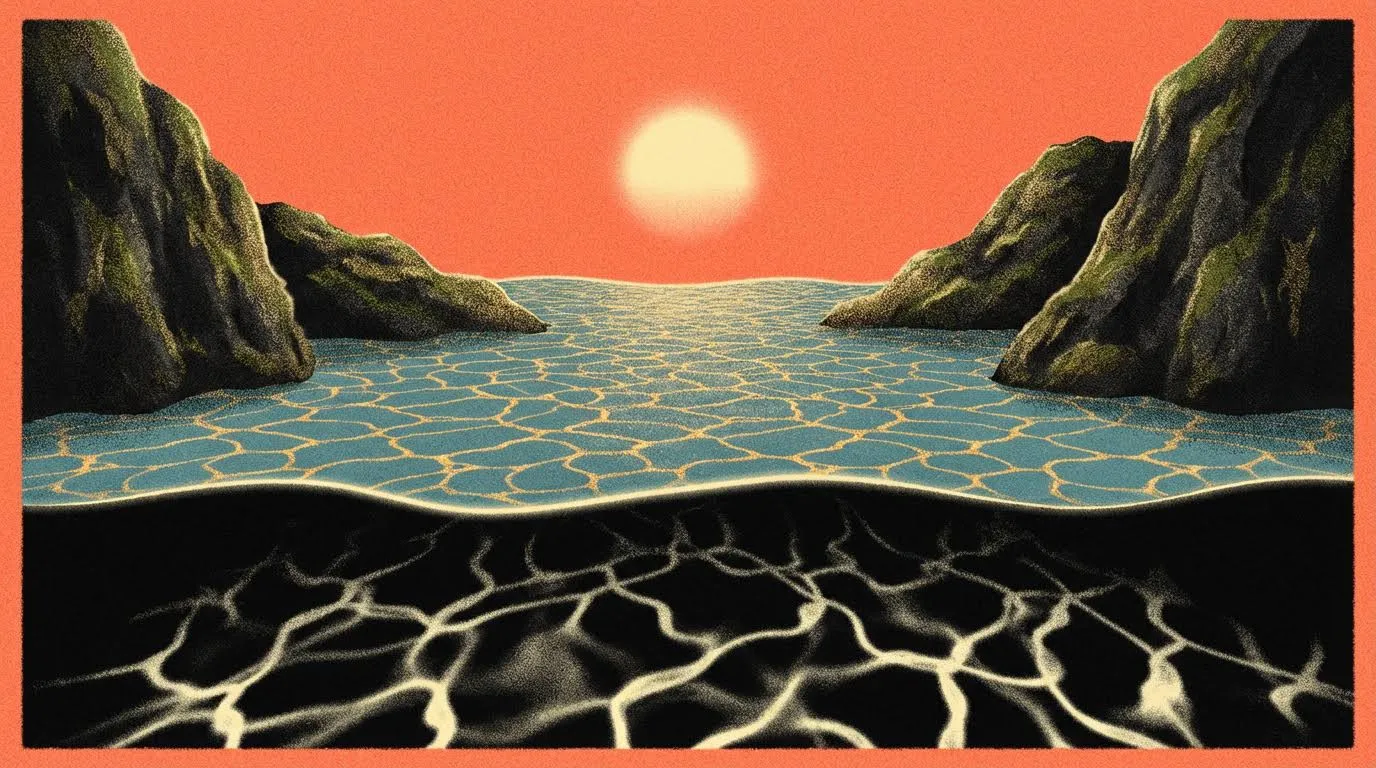 Stippled Sunset & Abyss