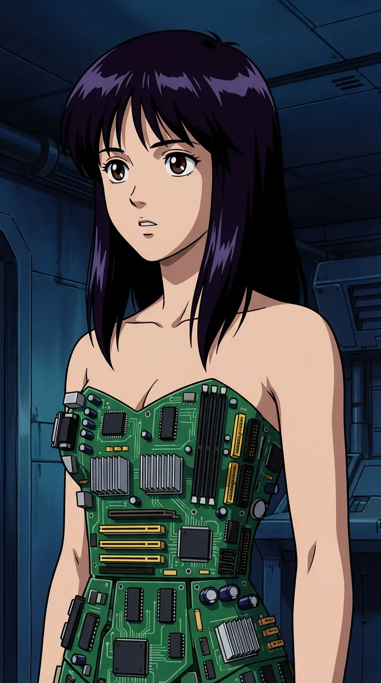 Circuit Board Anime Aesthetics